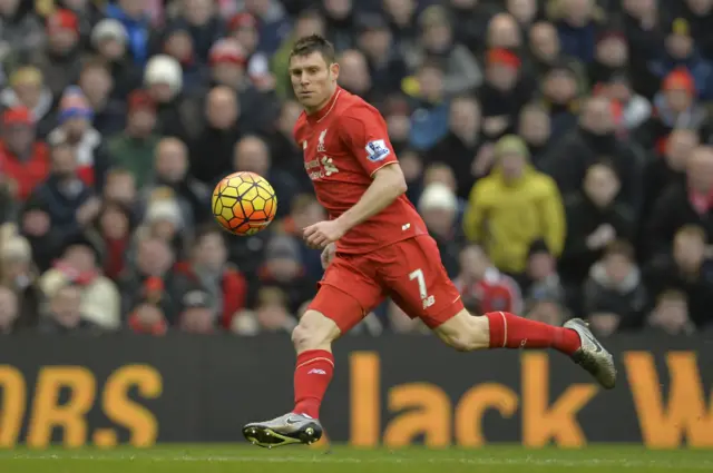 James Milner of Liverpool