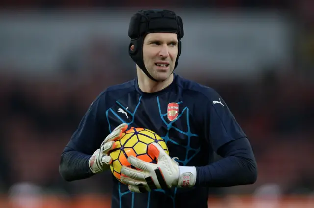 Petr Cech of Arsenal