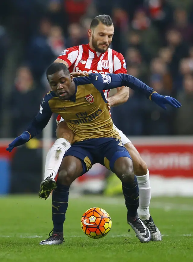 Joel Campbell of Arsenal