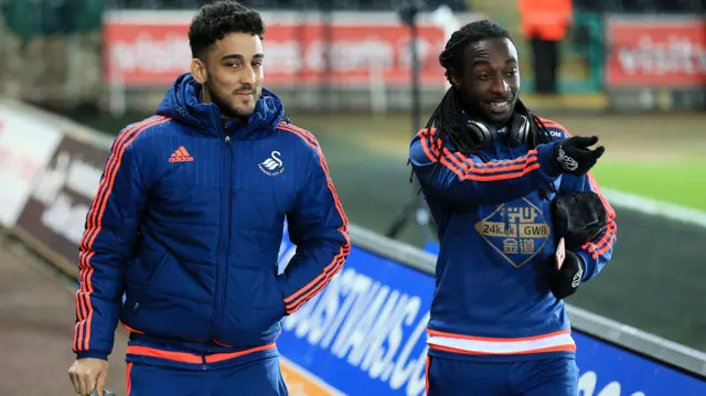 Neil Taylor and Marvin Emnes arrives