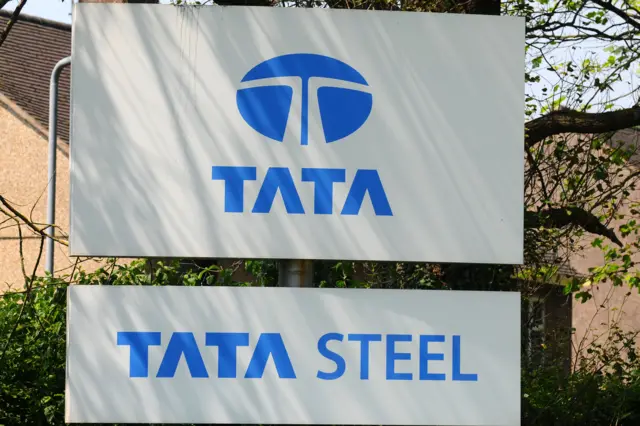 Tata Steel sign