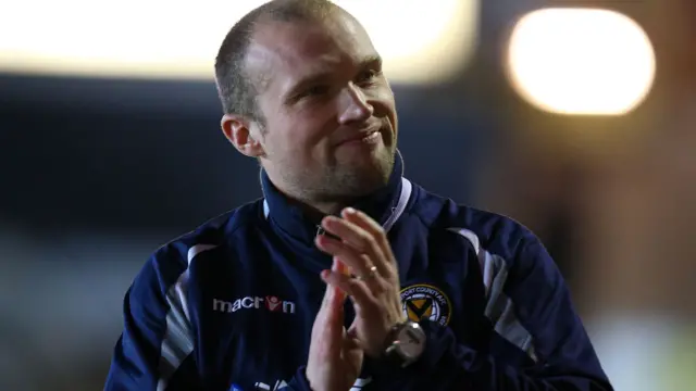 Newport County manager Warren Feeney