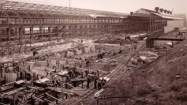 Ebbw Vale Steelworks in 1937