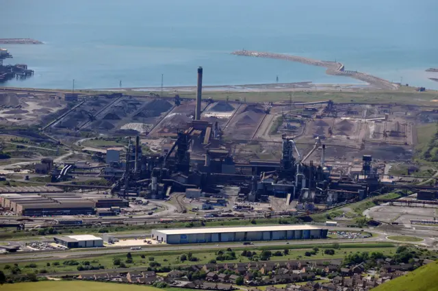 Port Talbot steel works