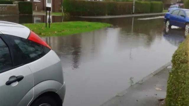 flooded street