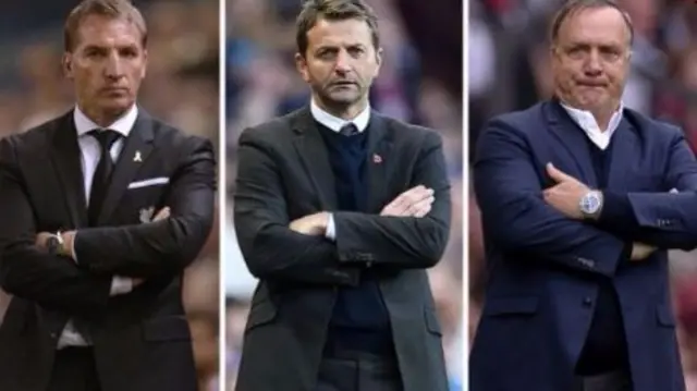 Brendan Rogers, Tim Sherwood, Dick Advocaat