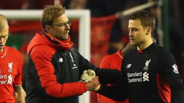 Mignolet and Klopp