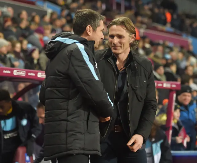 Remi Garde and Gareth Ainsworth