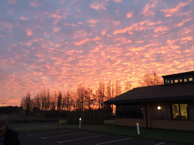 Sunrise in March, Cambridgeshire