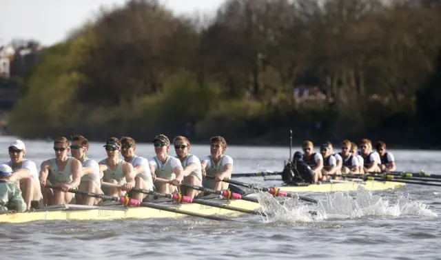 Cambridge Oxford men's boat race, 2015