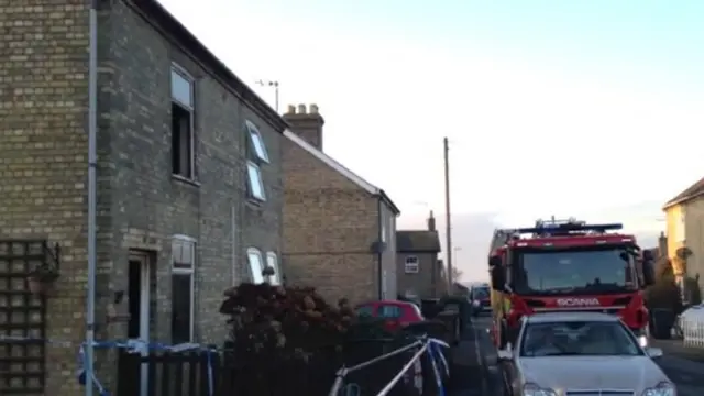 Aftermath of house fire, Ramsey