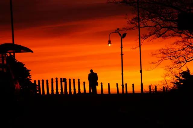 Sun rise in Westcliff-on-Sea