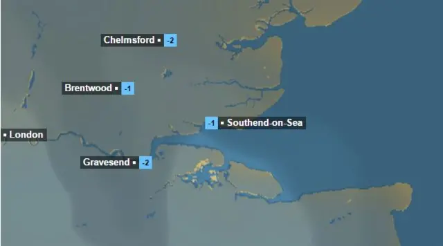 Weather chart for Essex