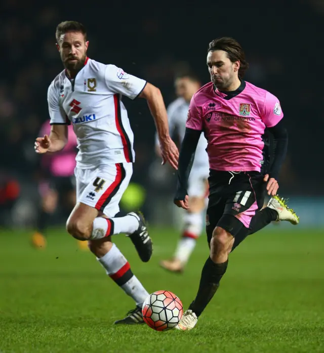 MK Dons defender Matthew Upson