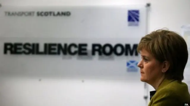 First Minister Nicola Sturgeon