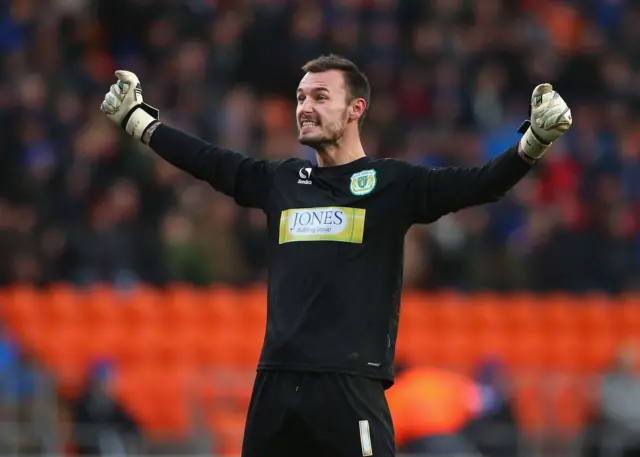 Yeovil goalkeeper Artur Krysiak