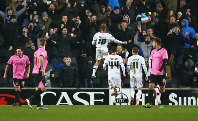 Ben Reeves celebrates