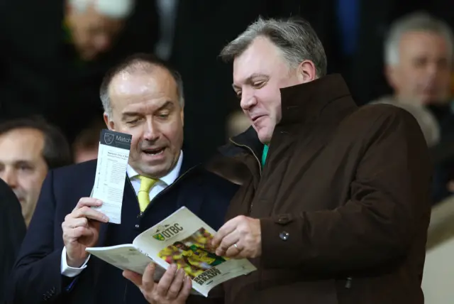 Norwich City Chairman Ed Balls