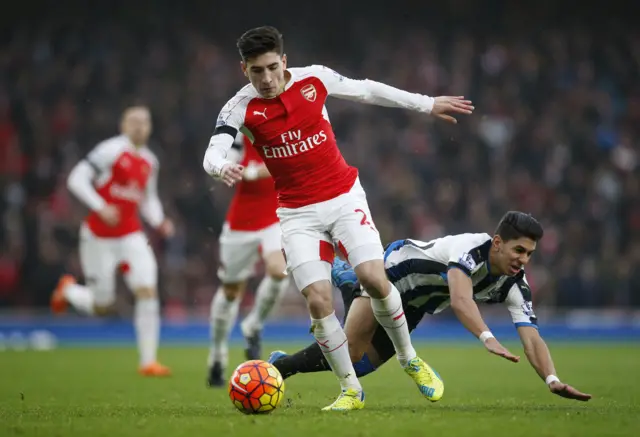 Hector Bellerin of Arsenal