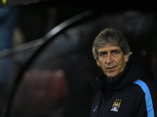 Manchester City manager Manuel Pellegrini