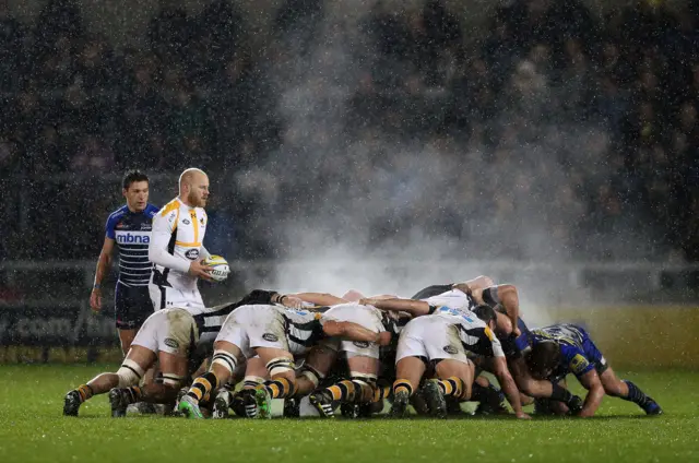 Sale Wasps Scrum