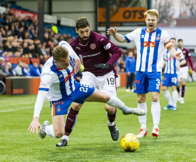 Kilmarnock v Hearts