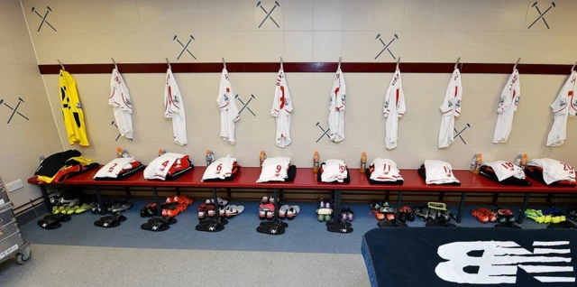 Liverpool dressing room