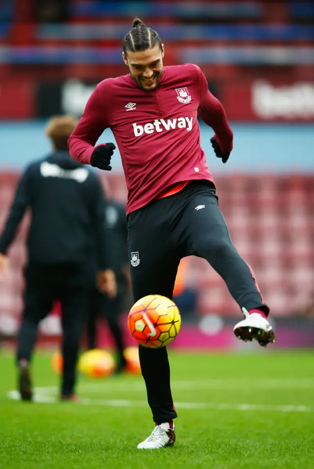 Andy Carroll of West Ham United