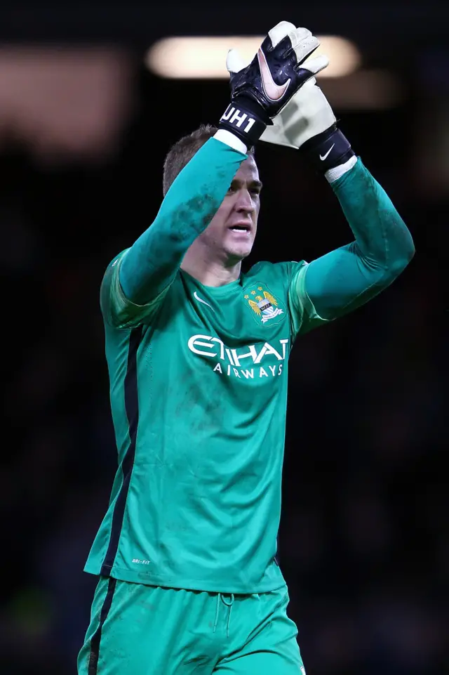Manchester City goalkeeper Joe Hart