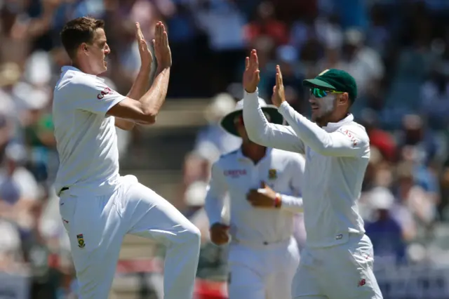 Morne Morkel celebrates