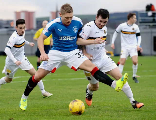 Martyn Waghorn and Greg Docherty