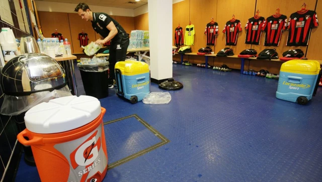 Bournemouth changing room