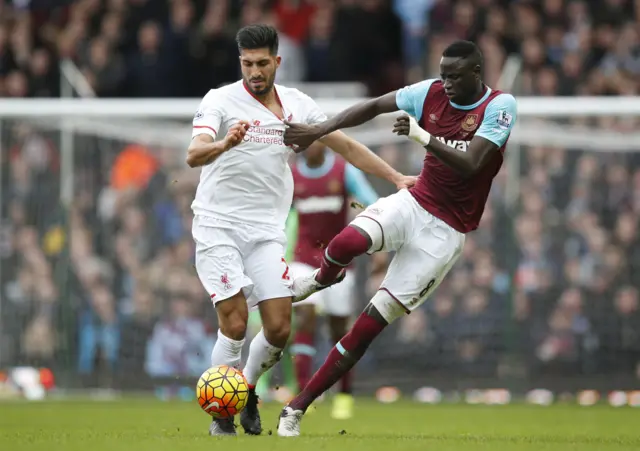 Liverpool's Emre Can in action