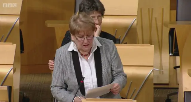 Scottish Conservative MSP Annabel Goldie