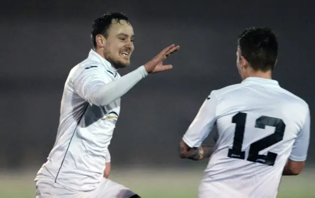 East Kilbride players celebrating