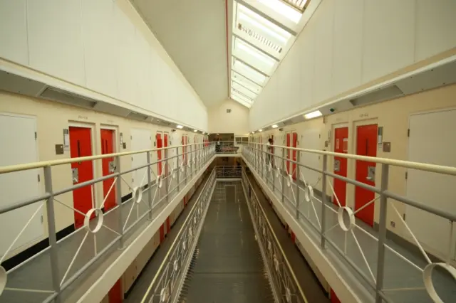 Cell doors at HMP Norwich