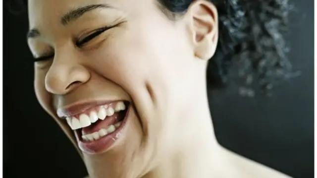 Laughing woman