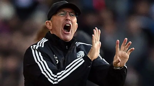 West Brom manager Tony Pulis