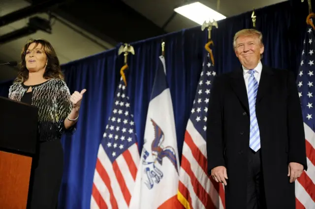 Sarah Palin and Donald Trump