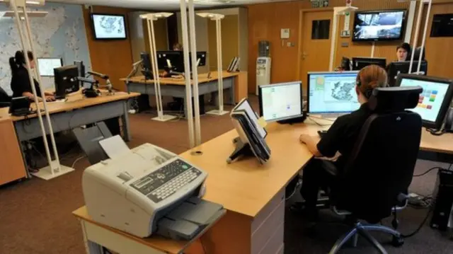 Fire service control room