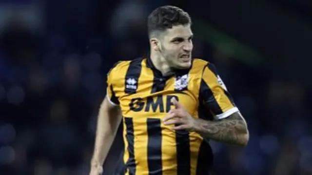 Ryan Inniss playing for Port Vale