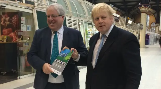 Boris Johnson and Patrick McLoughlin