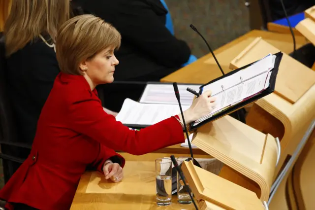 First Minister Nicola Sturgeon