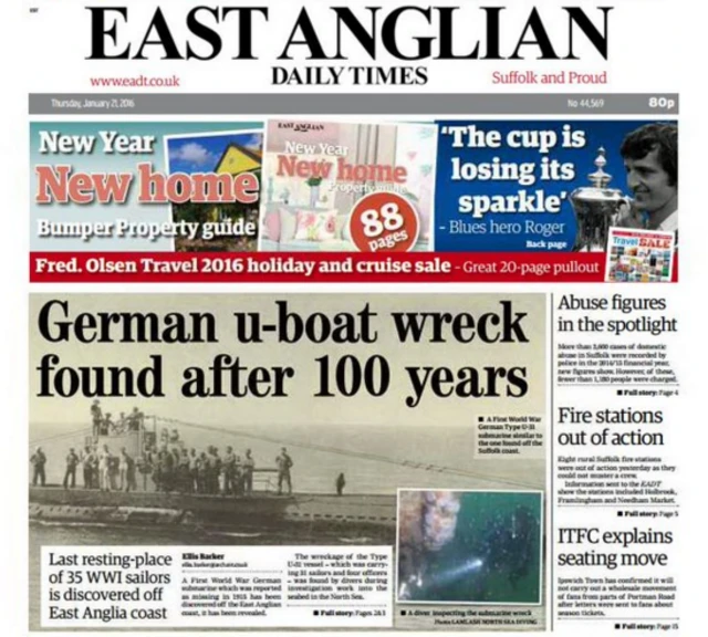 EADT front page