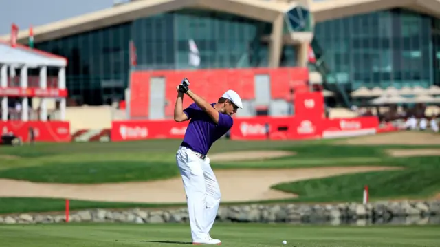 Bryson Dechambeau at the Abu Dhabi Championship