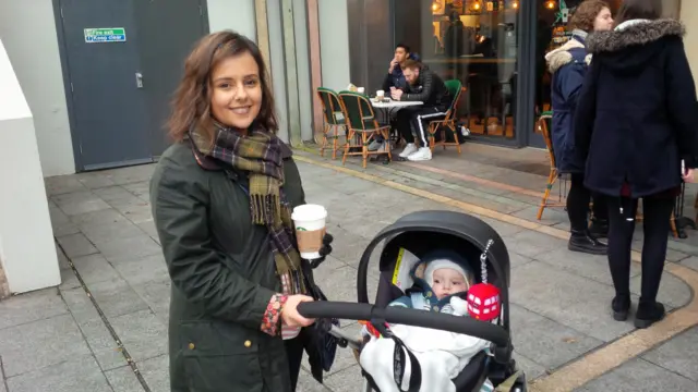 Mrs Reena Gill with eight-month-old Jack