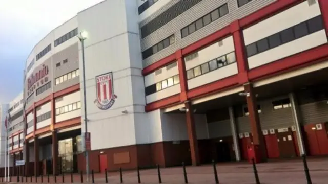 Exterior of Britannia Stadium, Stoke-on-Trent