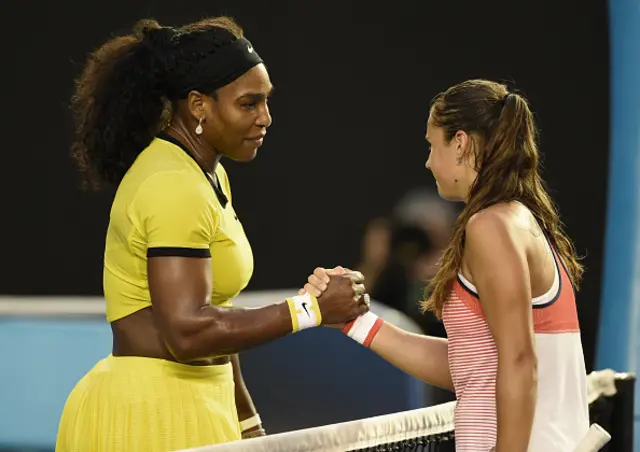 Serena Williams and Daria Kataskina