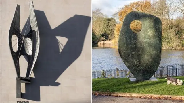 Hepworth statues