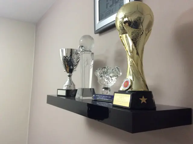 Clifford Park Rangers' trophies